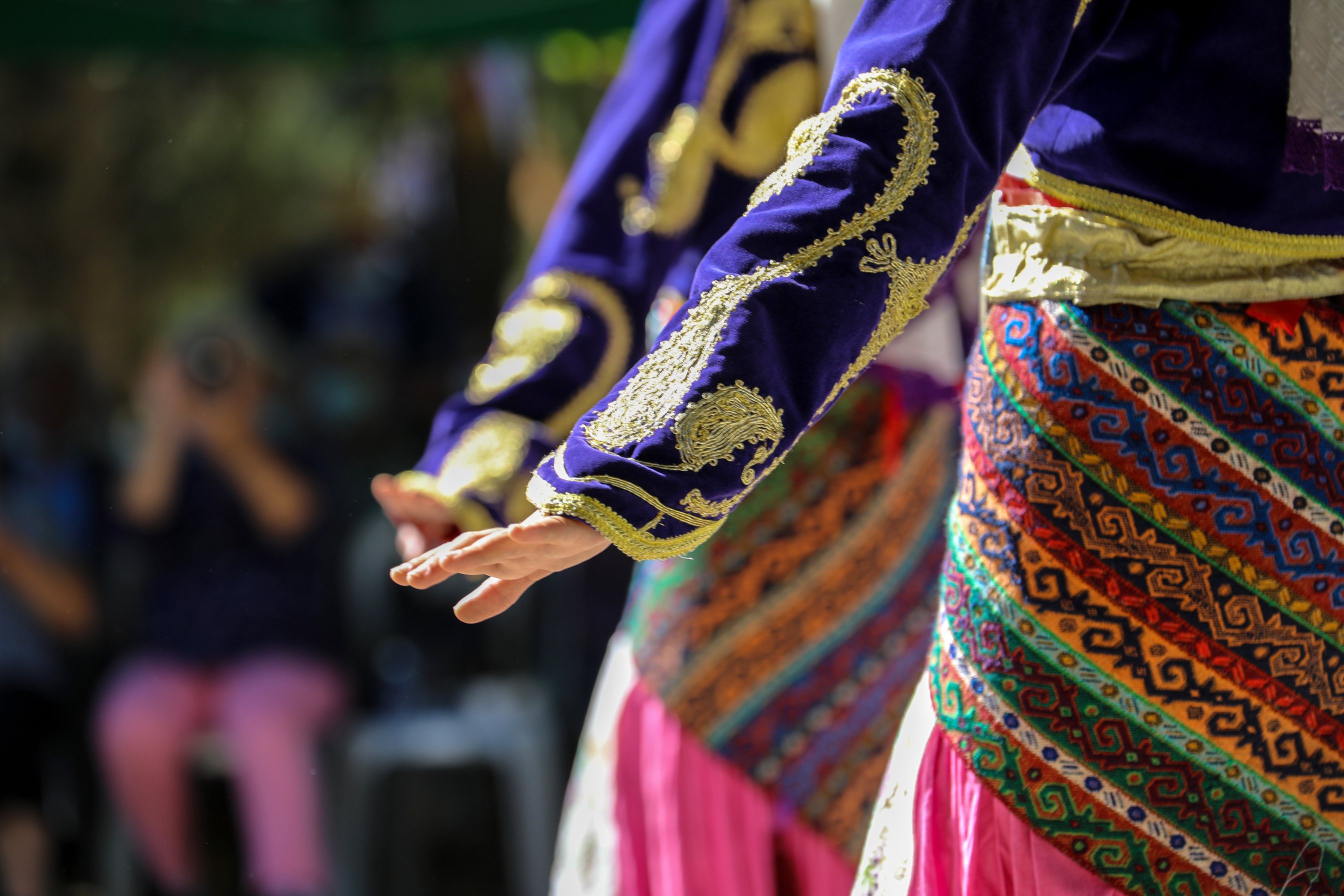 Turkey, Mugla, Mentese local cultural festival folklore (efe zeybek) men's and women's clothes